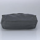 CELINE Shoulder Bag Leather Gray Auth bs19628-5