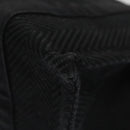 HERMES Mini Cabas Pouch Canvas Black Auth bs19636-15