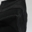 HERMES Mini Cabas Pouch Canvas Black Auth bs19636-7