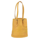 LOUIS VUITTON Epi Bucket PM Shoulder Bag SPO Yellow LV Auth bs19641-1