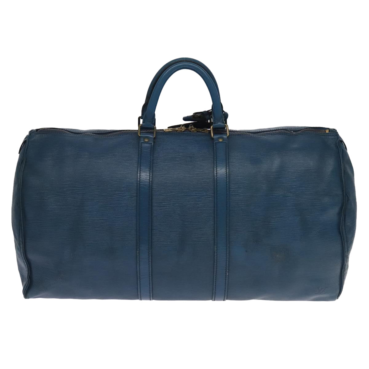 LOUIS VUITTON Epi Keepall 55 Boston Bag Vintage Blue M42955 LV Auth bs19643 - 0