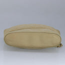 CHANEL Matelasse Chain Shoulder Bag Lamb Skin Beige Gold CC Auth bs19648-5