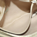 CHANEL Matelasse Chain Shoulder Bag Lamb Skin Beige Gold CC Auth bs19648-21