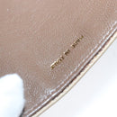 CHANEL Chain Shoulder Bag Lamb Skin Beige Gold CC Auth bs19652-19