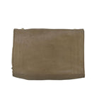 CHANEL Chain Shoulder Bag Lamb Skin Beige Gold CC Auth bs19652-2