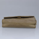 CHANEL Chain Shoulder Bag Lamb Skin Beige Gold CC Auth bs19652-5