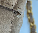 CHANEL Chain Shoulder Bag Lamb Skin Beige Gold CC Auth bs19652-24