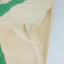 HERMES Bora Bora PM Tote Bag Canvas White Green Silver Auth bs19675-14