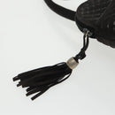 BALLY Hand Bag Leather Black Gold Auth bs19676-18