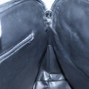 BALLY Hand Bag Leather Black Gold Auth bs19676-20