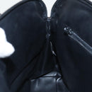 BALLY Hand Bag Leather Black Gold Auth bs19676-21