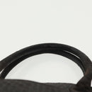 BALLY Hand Bag Leather Black Gold Auth bs19676-8