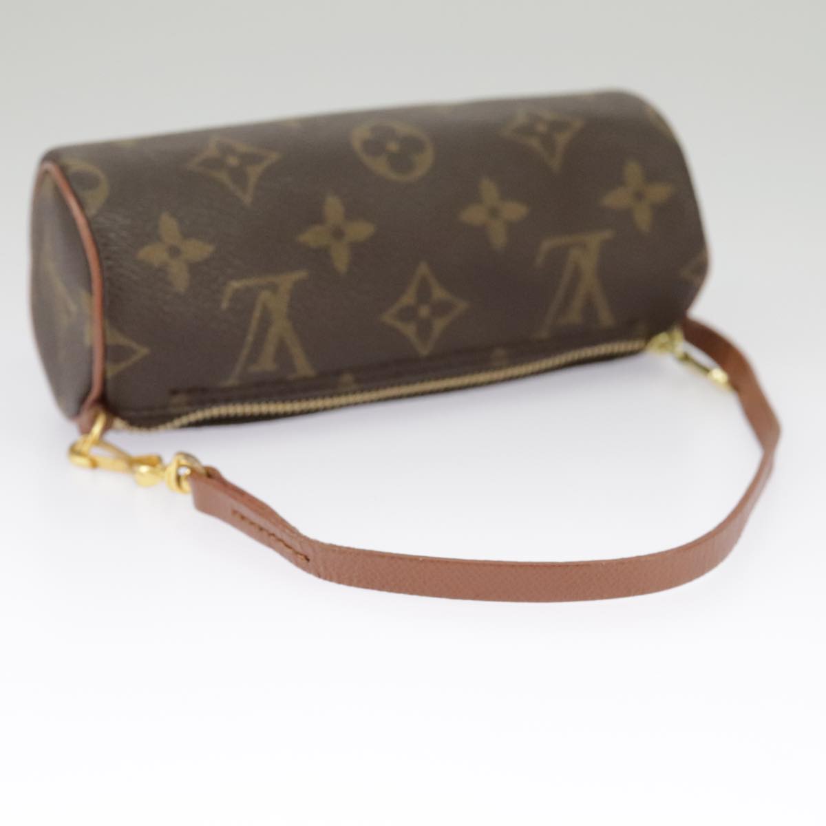 LOUIS VUITTON Monogram Papillon Pouch LV Auth bs19681