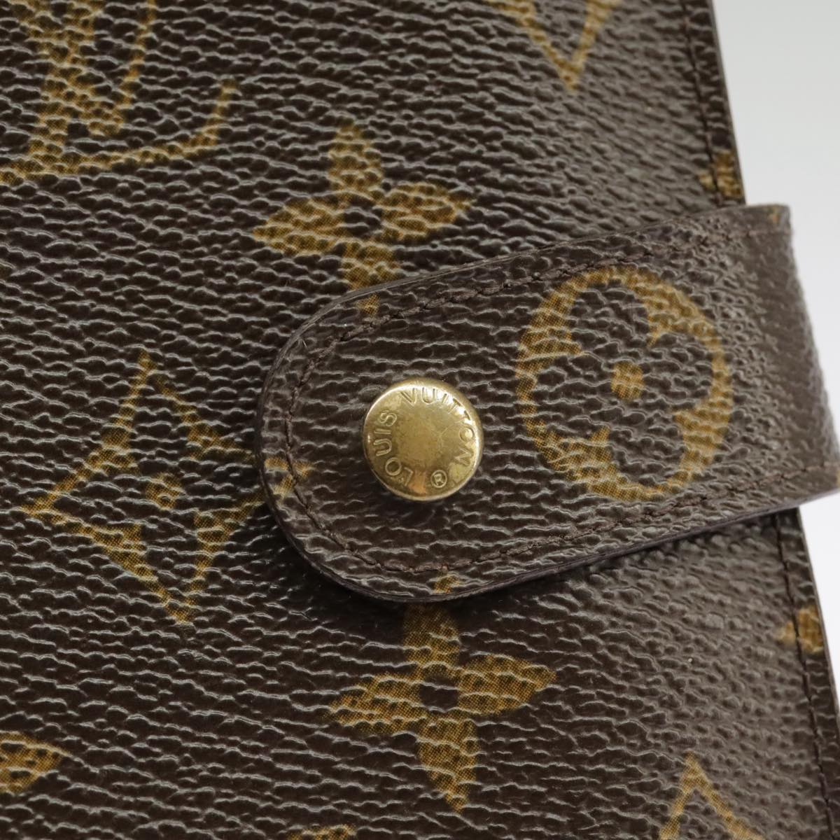 LOUIS VUITTON Monogram Porto Papie Zip Wallet M61207 LV Auth bs19683