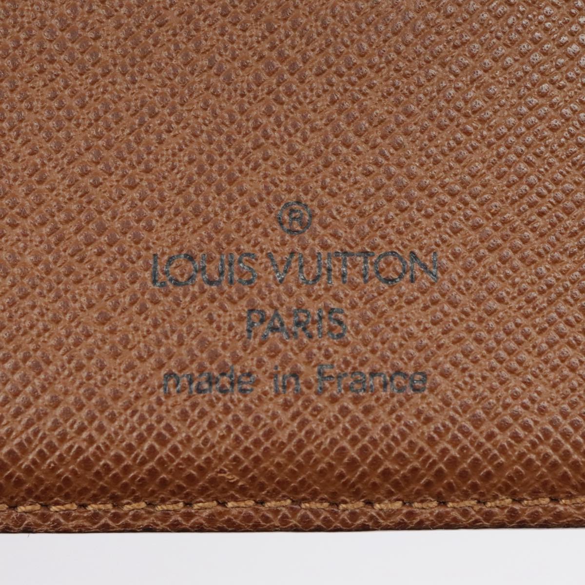 LOUIS VUITTON Monogram Porto Papie Zip Wallet M61207 LV Auth bs19683