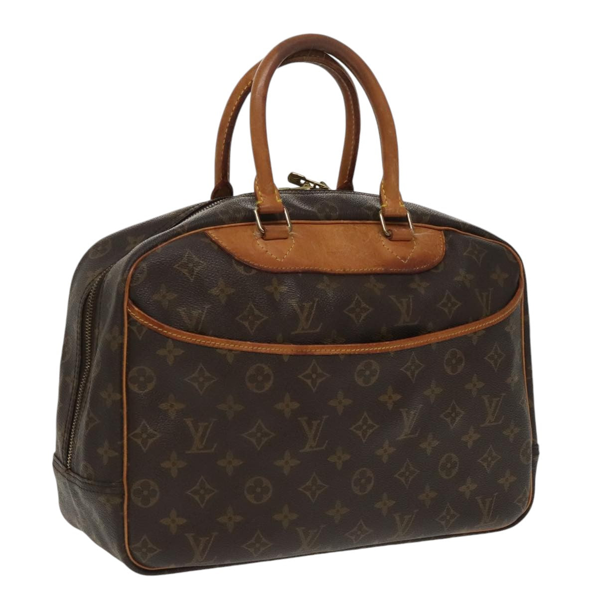 LOUIS VUITTON Monogram Deauville Hand Bag M47270 LV Auth bs19685