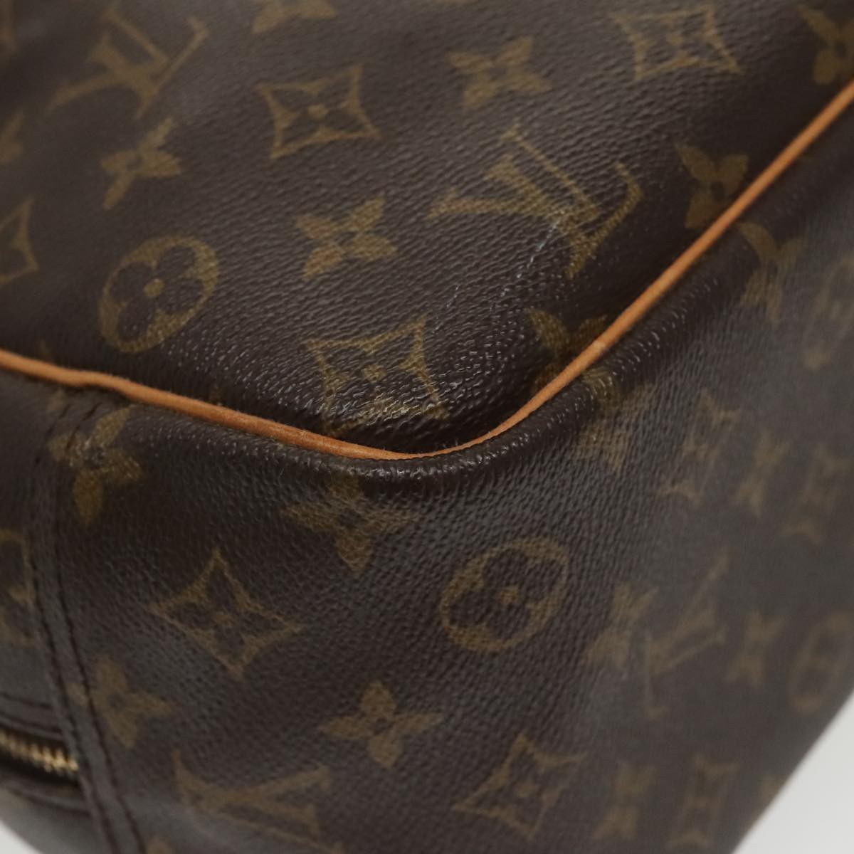 LOUIS VUITTON Monogram Deauville Hand Bag M47270 LV Auth bs19685