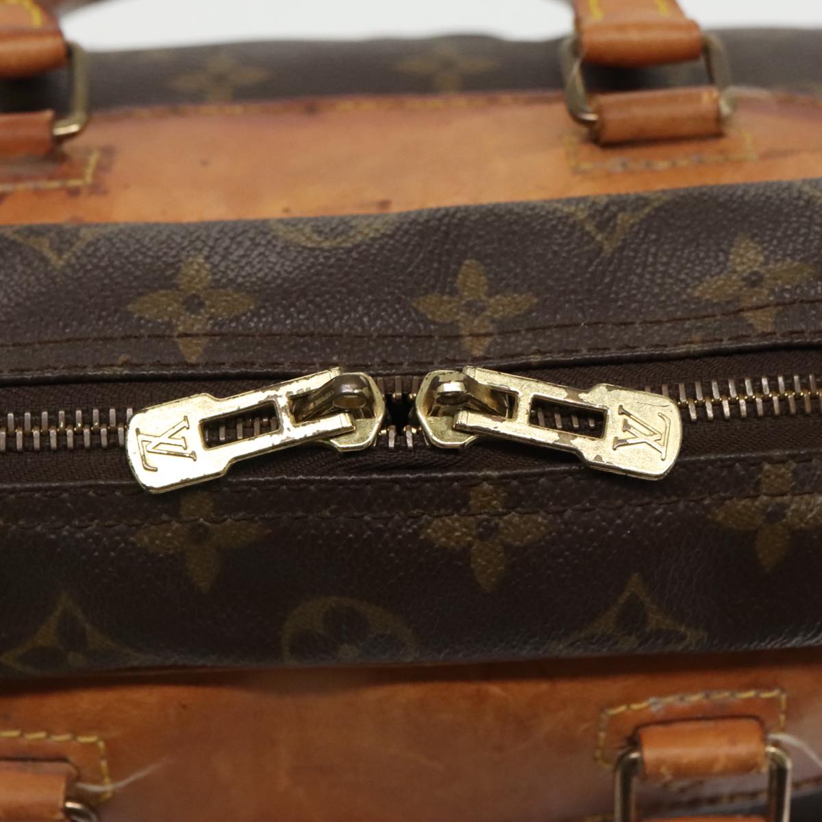 LOUIS VUITTON Monogram Deauville Hand Bag M47270 LV Auth bs19685