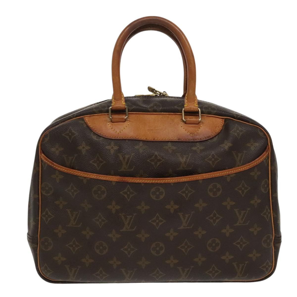 LOUIS VUITTON Monogram Deauville Hand Bag M47270 LV Auth bs19685