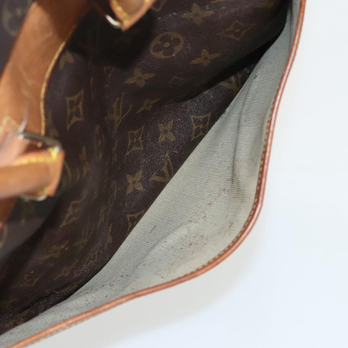 LOUIS VUITTON Monogram Deauville Hand Bag M47270 LV Auth bs19685