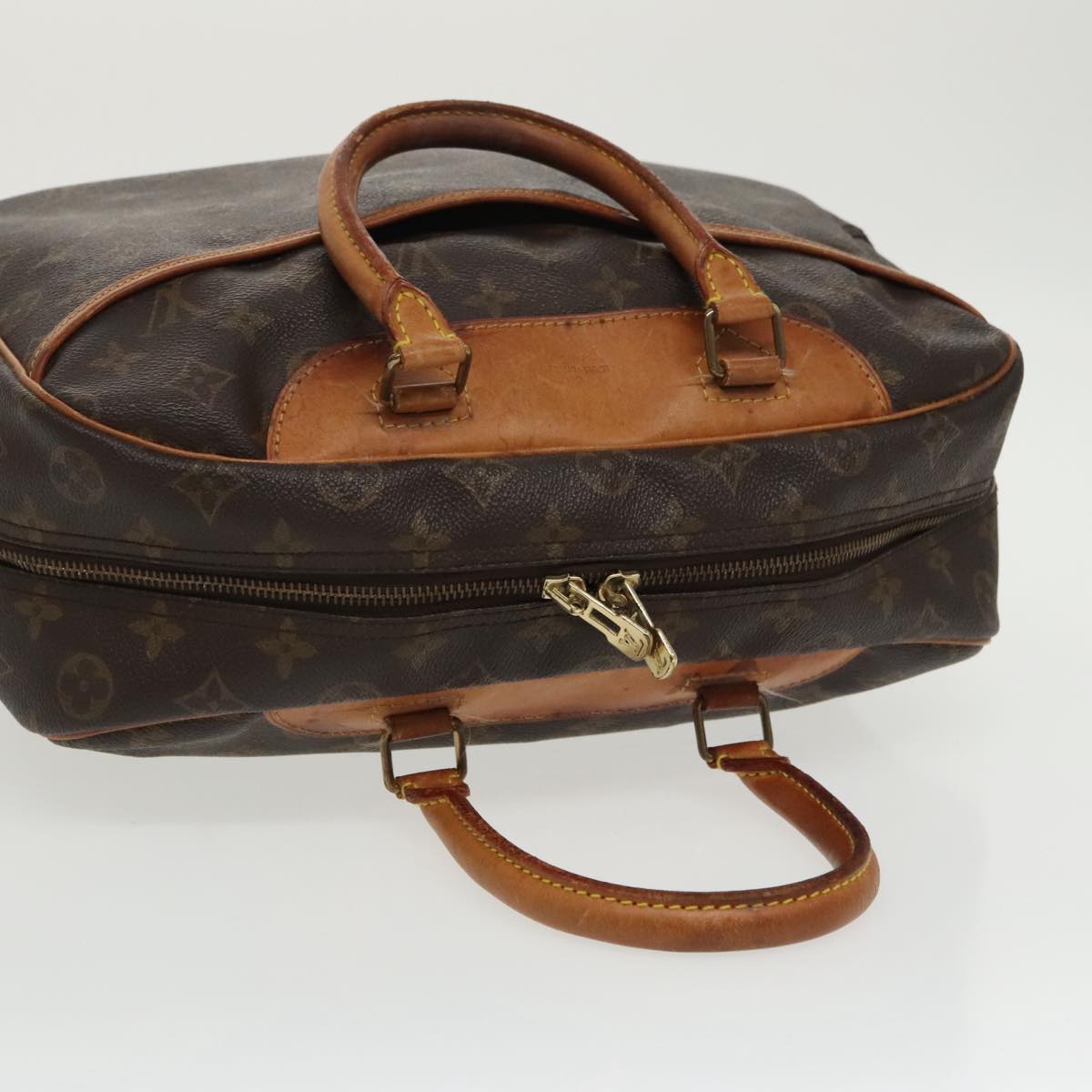 LOUIS VUITTON Monogram Deauville Hand Bag M47270 LV Auth bs19685