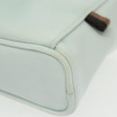 FENDI Shoulder Bag Nylon Light Blue Silver Auth bs19694-15