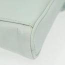FENDI Shoulder Bag Nylon Light Blue Silver Auth bs19694-16