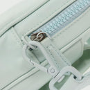 FENDI Shoulder Bag Nylon Light Blue Silver Auth bs19694-19