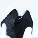 FENDI Shoulder Bag Nylon Light Blue Silver Auth bs19694-21