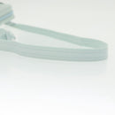 FENDI Shoulder Bag Nylon Light Blue Silver Auth bs19694-7