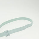 FENDI Shoulder Bag Nylon Light Blue Silver Auth bs19694-14