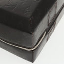 LOUIS VUITTON Monogram Lace Rickey Boston Bag Brown M46560 LV Auth bs19704-16