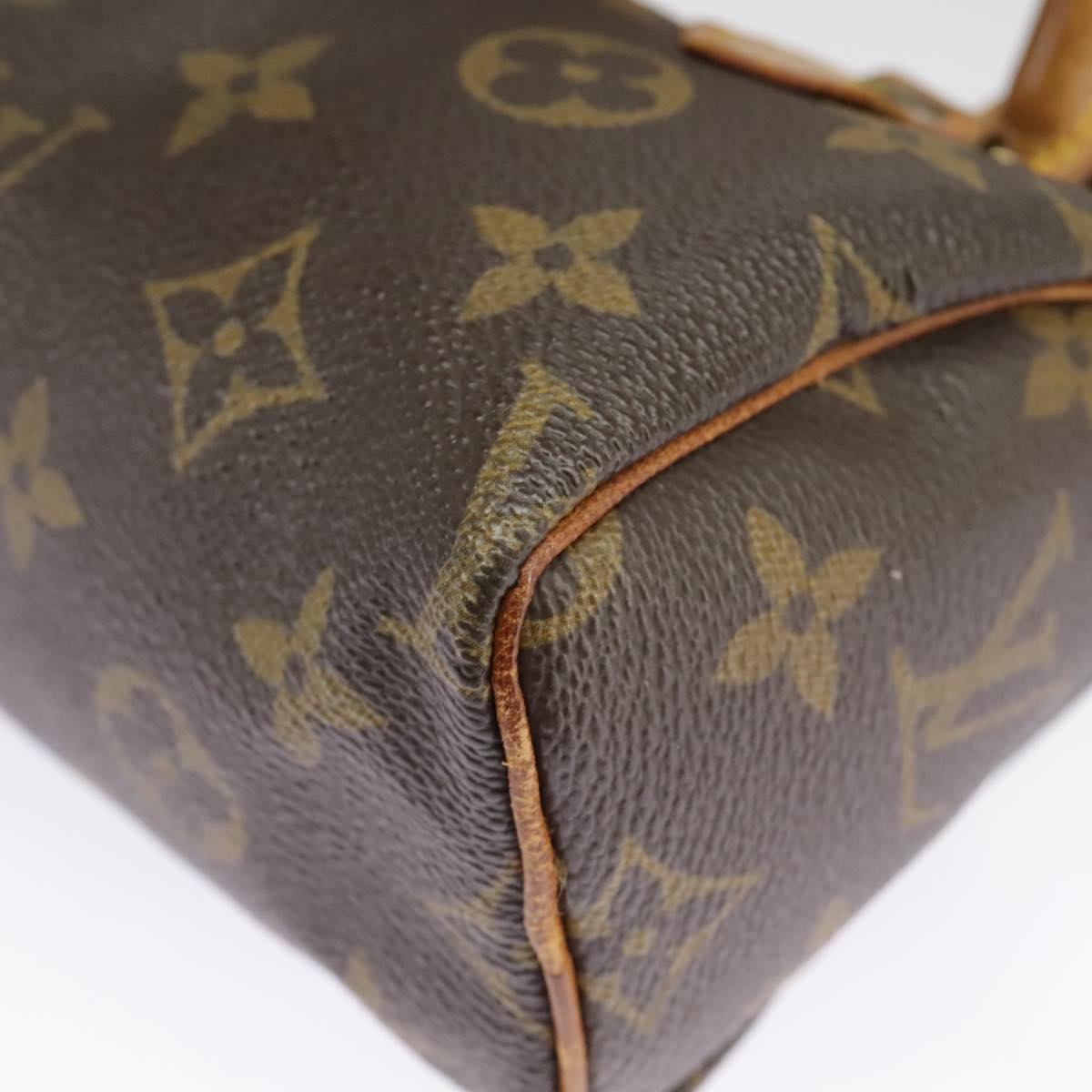 LOUIS VUITTON Monogram Mini Speedy Hand Bag M41534 LV Auth bs19707