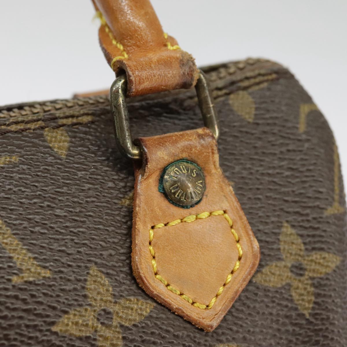 LOUIS VUITTON Monogram Mini Speedy Hand Bag M41534 LV Auth bs19707