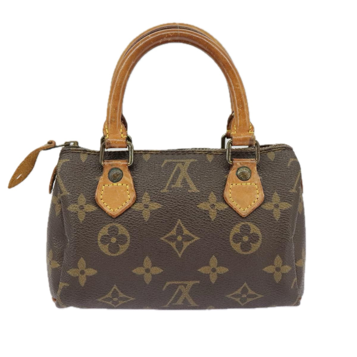 LOUIS VUITTON Monogram Mini Speedy Hand Bag M41534 LV Auth bs19707 - 0