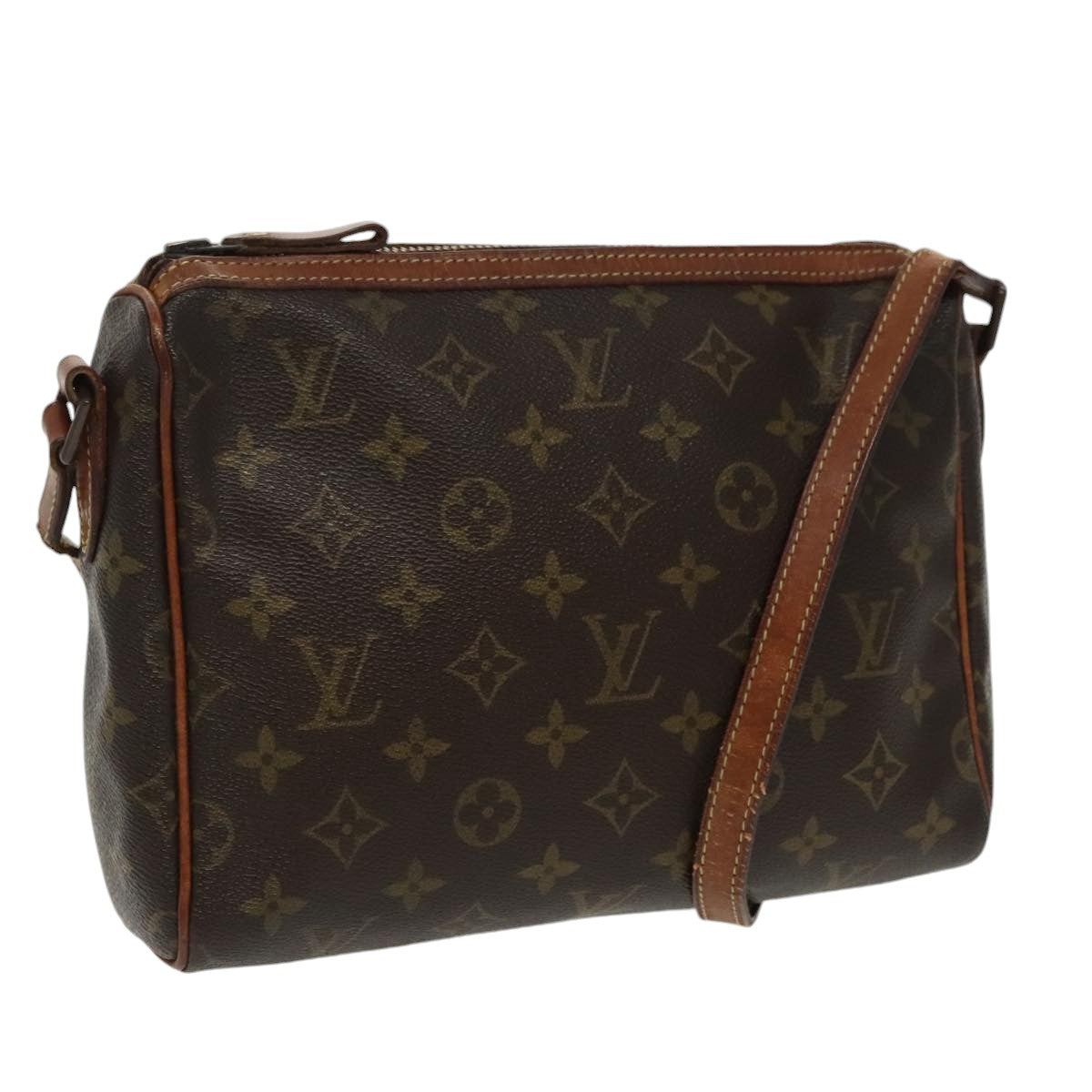 LOUIS VUITTON Monogram Tulle Lee Shoulder Bag M51348 LV Auth bs19708