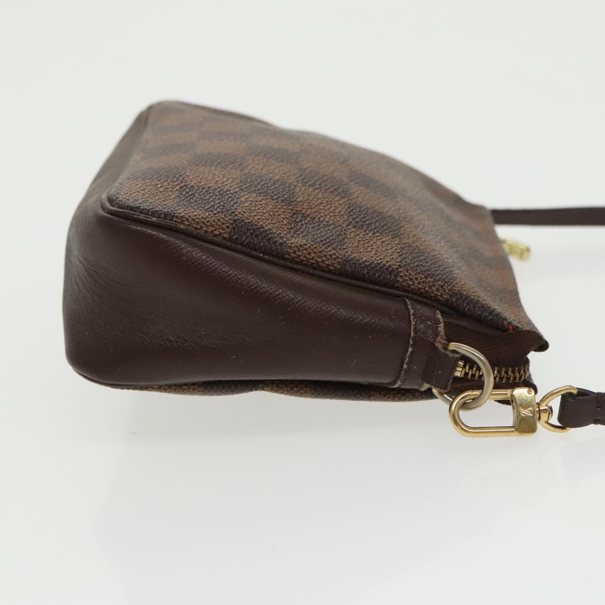 LOUIS VUITTON Damier Ebene Trousse makeup Pouch N51982 LV Auth bs19709