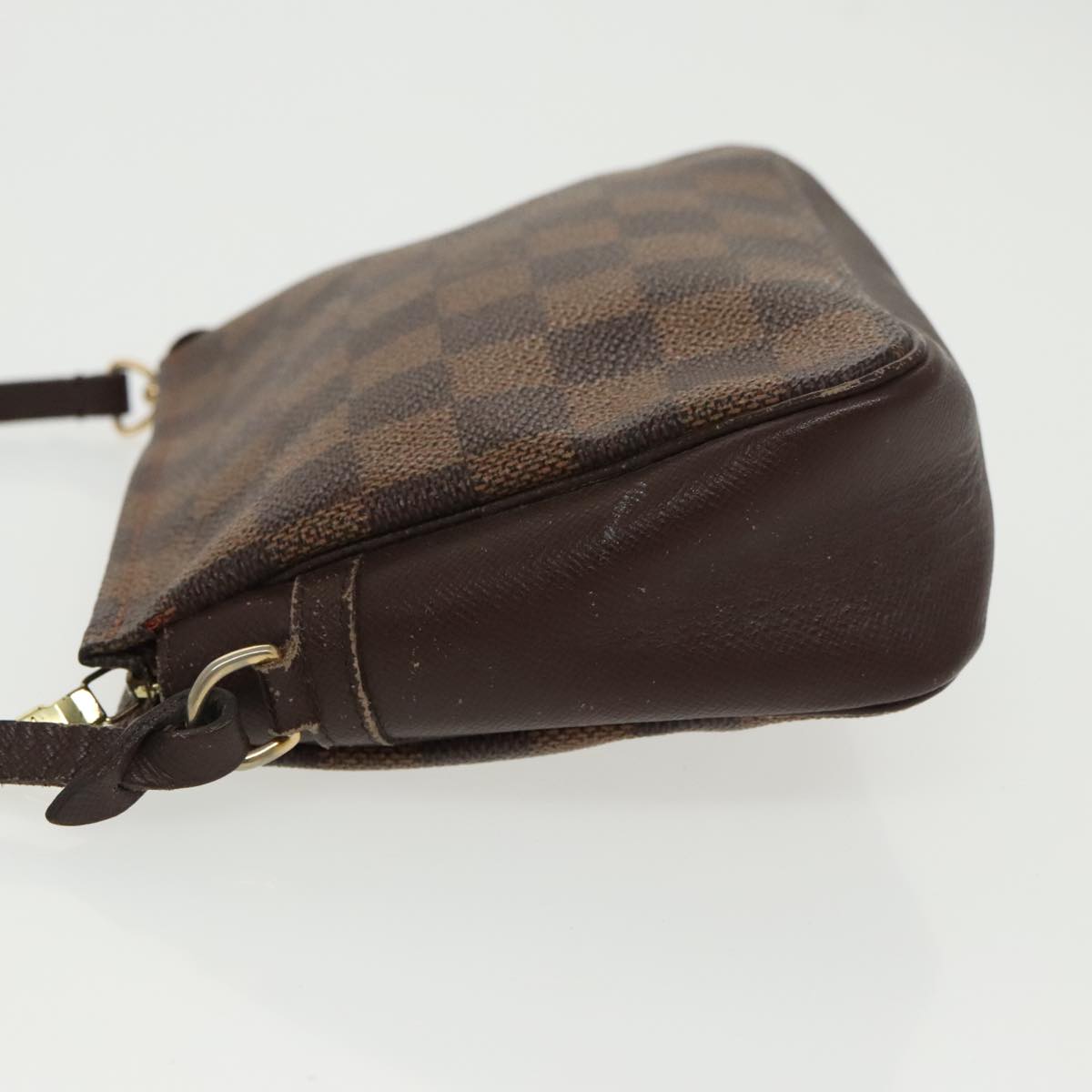 LOUIS VUITTON Damier Ebene Trousse makeup Pouch N51982 LV Auth bs19709