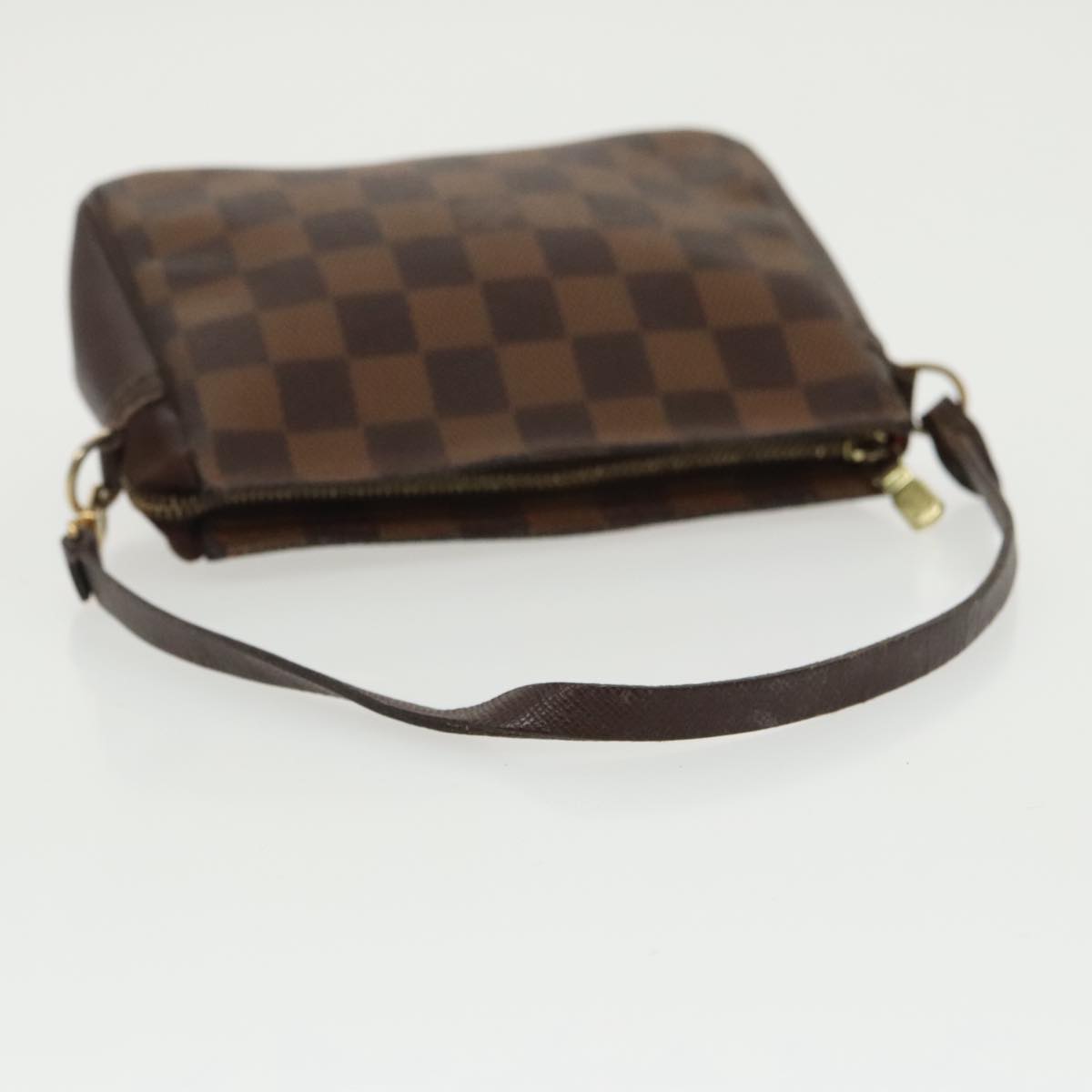 LOUIS VUITTON Damier Ebene Trousse makeup Pouch N51982 LV Auth bs19709