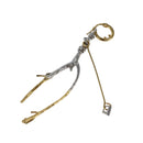 LOUIS VUITTON Boucle de Reuil Single Earring metal Gold Tone MP2410 Auth bs19738-3