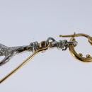 LOUIS VUITTON Boucle de Reuil Single Earring metal Gold Tone MP2410 Auth bs19738-5