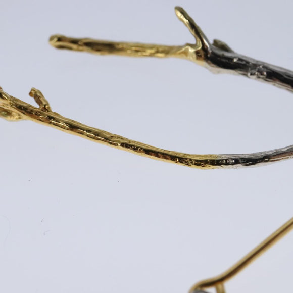 LOUIS VUITTON Boucle de Reuil Single Earring metal Gold Tone MP2410 Auth bs19738