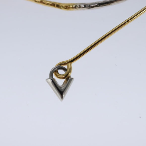 LOUIS VUITTON Boucle de Reuil Single Earring metal Gold Tone MP2410 Auth bs19738