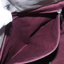 CHANEL Matelasse Hand Bag Leather 2way Gray CC Auth bs19745-25