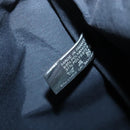 HERMES Her Line Cabas Tote Bag Nylon Gray Silver Auth bs19750-17