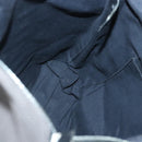 HERMES Her Line Cabas Tote Bag Nylon Gray Silver Auth bs19750-18