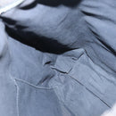 HERMES Her Line Cabas Tote Bag Nylon Gray Silver Auth bs19750-19