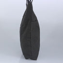 HERMES Her Line Cabas Tote Bag Nylon Gray Silver Auth bs19750-3