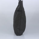 HERMES Her Line Cabas Tote Bag Nylon Gray Silver Auth bs19750-4