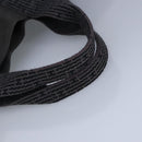 HERMES Her Line Cabas Tote Bag Nylon Gray Silver Auth bs19750-7